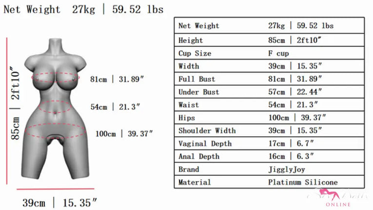HELEN BODY(JJ23) 85cm – Sexy Wild Temptation 85cm sex doll