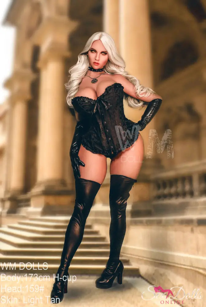 LIVIAN – WM 173cm H cup Naughty Leather Siren sex doll with #159 B S-TPE