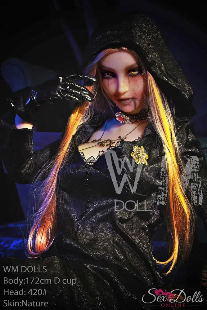 MORVANA – 172cm D-cup Halloween Fantasy seductress sex doll WM172D420#halloween with Head #420 S-TPE