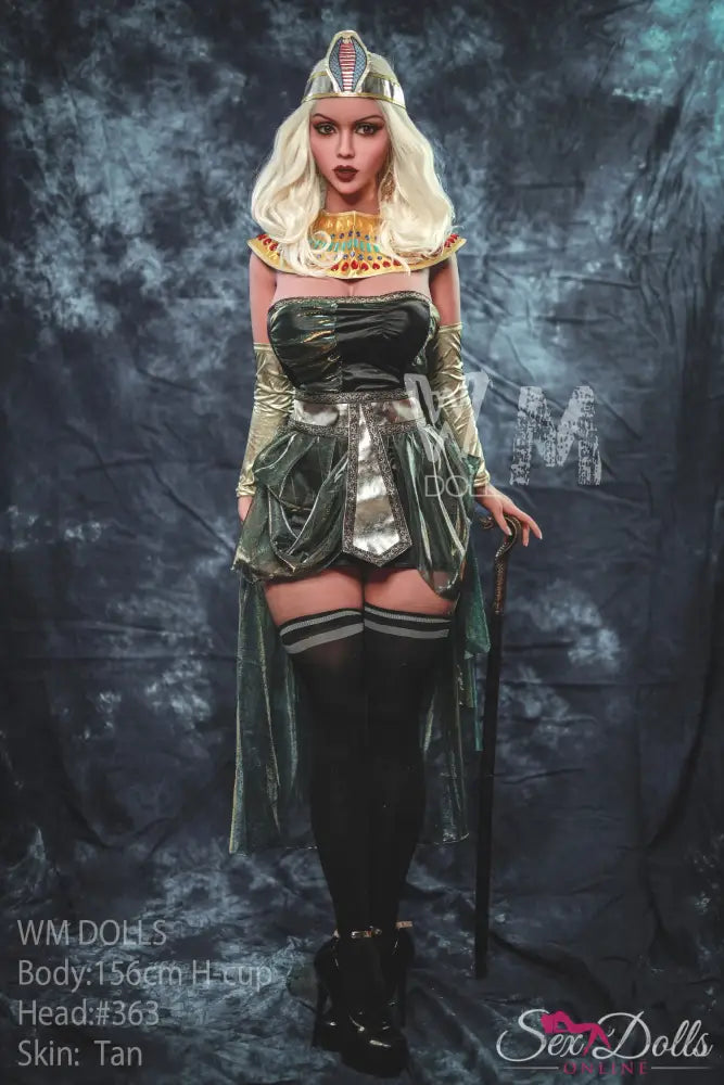 NEFIRA – 156cm H-Cup Golden Pharaoh Seductress – #363 head Egypt style S-TPE