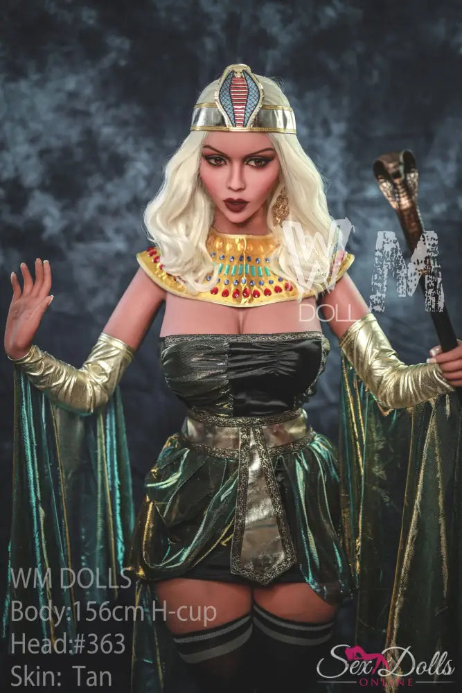 NEFIRA – 156cm H-Cup Golden Pharaoh Seductress – #363 head Egypt style S-TPE
