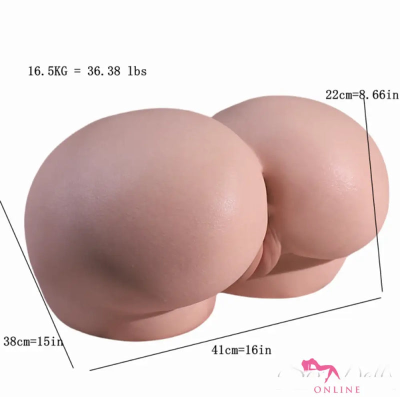 ANNA (JJ17) GEL FILLED BUTT 16.5KG – Realistic Gel-Filled Butt 16.5KG