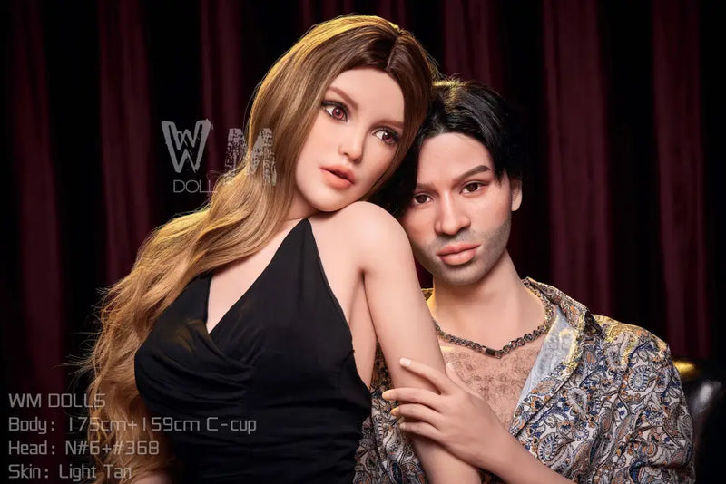 BLAKE & NINA – 175cm Lifelike Passion Partner – Head #N6 Edition + 159cm C-Cup Midnight Fantasy Babe – Head #368