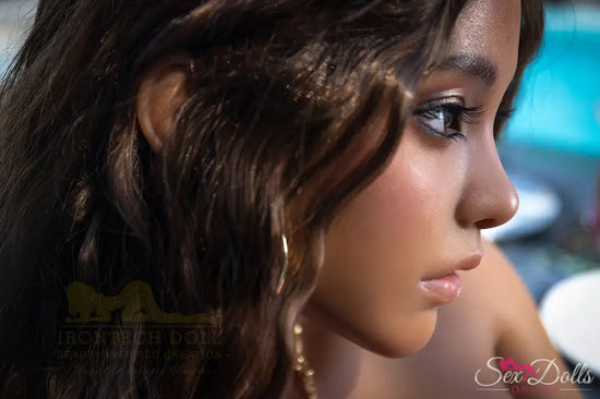 EILEEN – Curly Hair Tan Sex Doll 164cm S40 Eileen