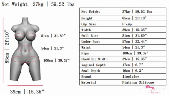 HELEN BODY(JJ23) 85cm – Sexy Wild Temptation 85cm sex doll