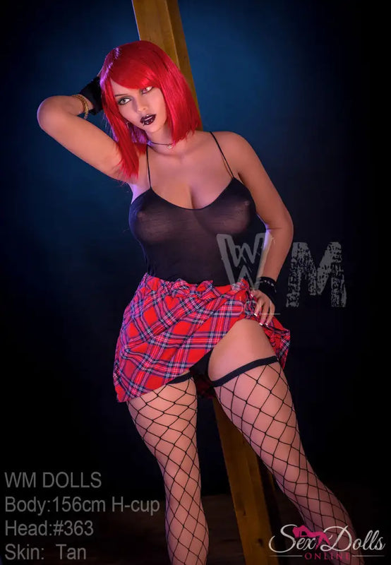 LUNA – 156cm H-Cup Nightclub Rebel Temptress Sex Doll – with Head 363 S-TPE