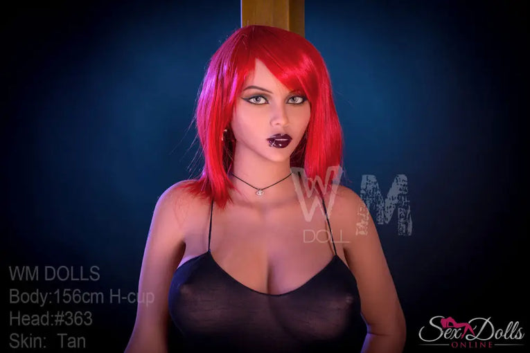 LUNA – 156cm H-Cup Nightclub Rebel Temptress Sex Doll – with Head 363 S-TPE