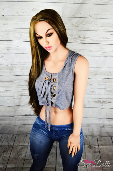 LYARA – 160cm B cup sex doll Ash-Hooded Urban Tease – Head #182C Edition S-TPE