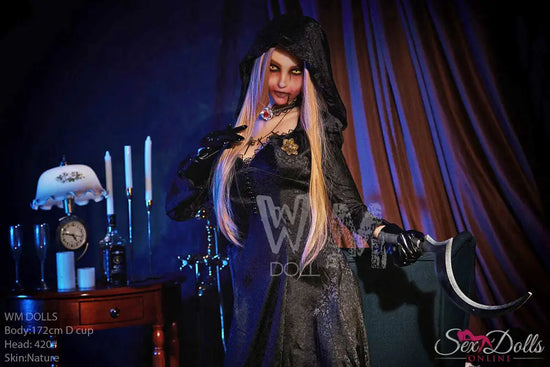 MORVANA – 172cm D-cup Halloween Fantasy seductress sex doll WM172D420#halloween with Head #420 S-TPE