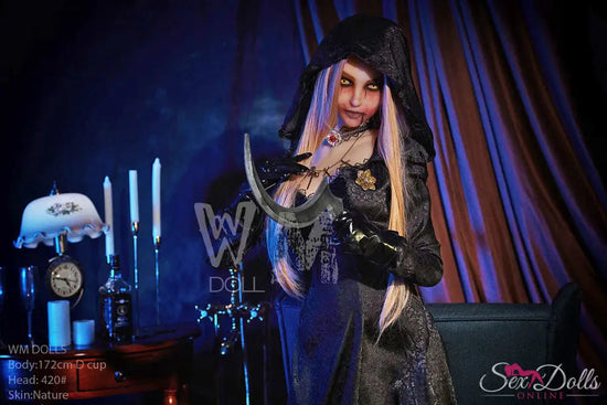 MORVANA – 172cm D-cup Halloween Fantasy seductress sex doll WM172D420#halloween with Head #420 S-TPE