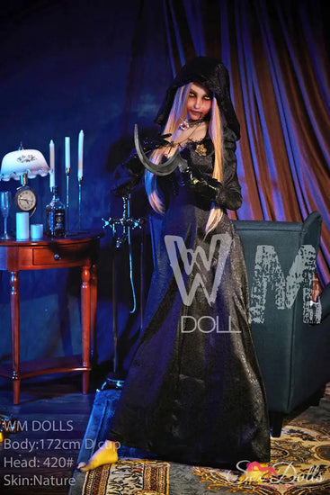 MORVANA – 172cm D-cup Halloween Fantasy seductress sex doll WM172D420#halloween with Head #420 S-TPE