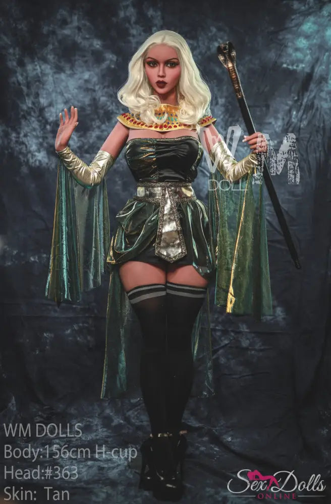 NEFIRA – 156cm H-Cup Golden Pharaoh Seductress – #363 head Egypt style S-TPE