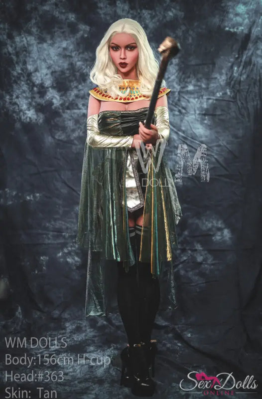 NEFIRA – 156cm H-Cup Golden Pharaoh Seductress – #363 head Egypt style S-TPE