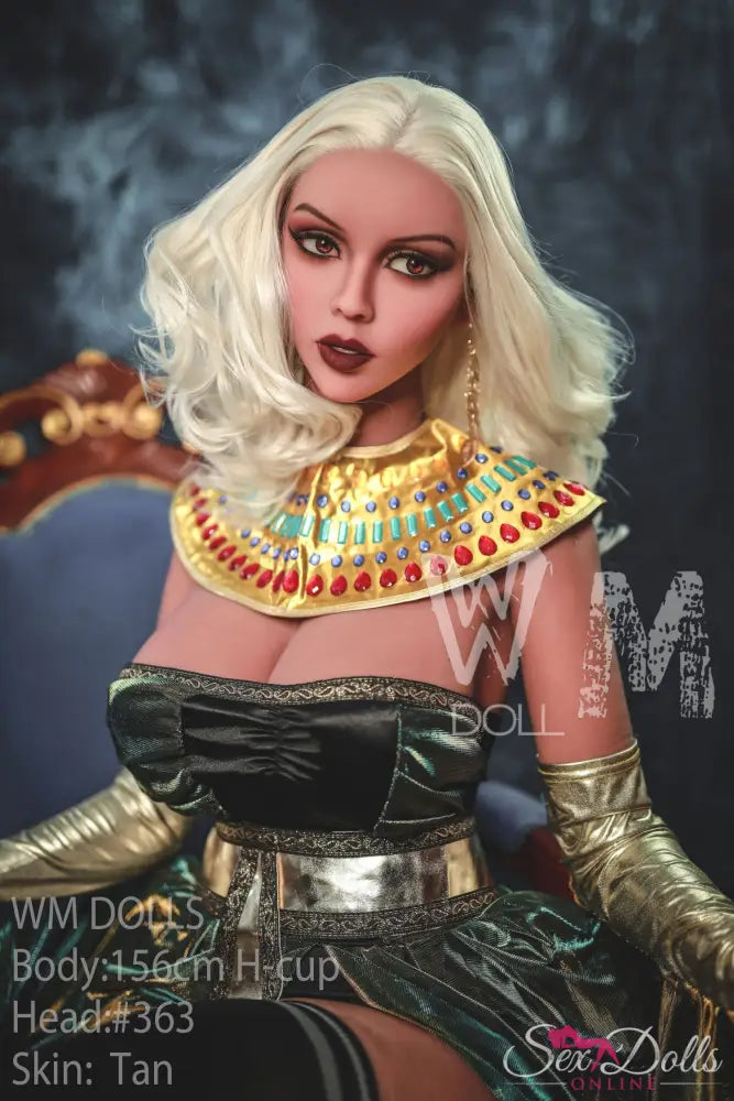 NEFIRA – 156cm H-Cup Golden Pharaoh Seductress – #363 head Egypt style S-TPE