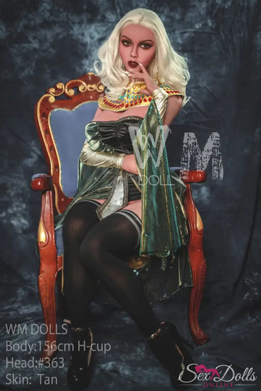 NEFIRA – 156cm H-Cup Golden Pharaoh Seductress – #363 head Egypt style S-TPE