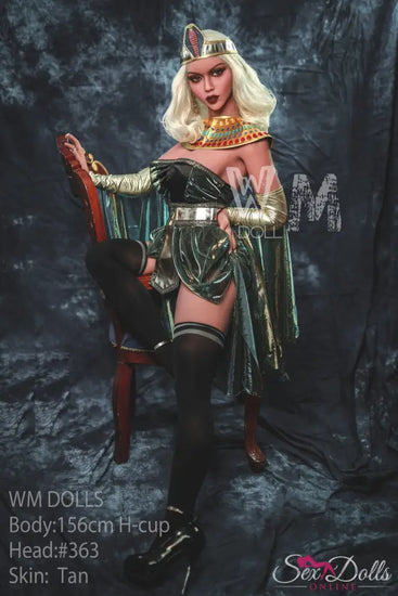 NEFIRA – 156cm H-Cup Golden Pharaoh Seductress – #363 head Egypt style S-TPE