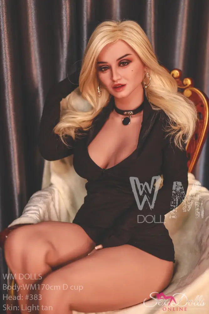 VIONA – 170cm D-cup sex doll Black Dress Temptation – Head #383 S-TPE